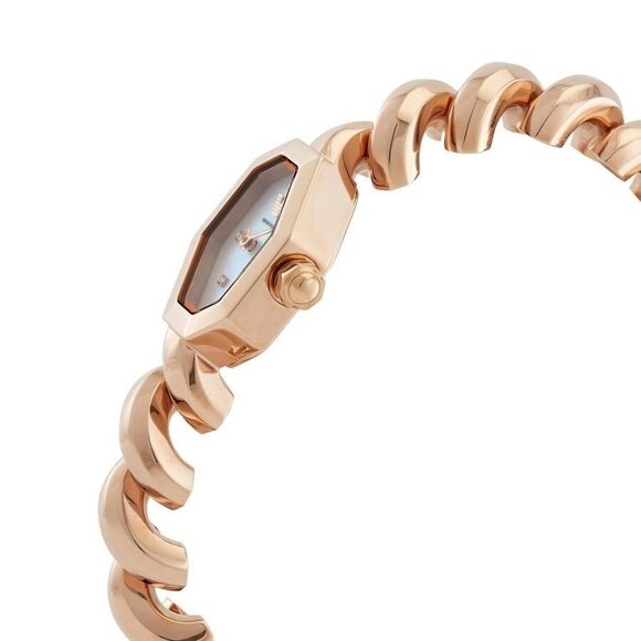 NWT Authentic Emporio Armani Quartz Crystal White Mother of Pearl Dial Women's W - Picture 2 of 3